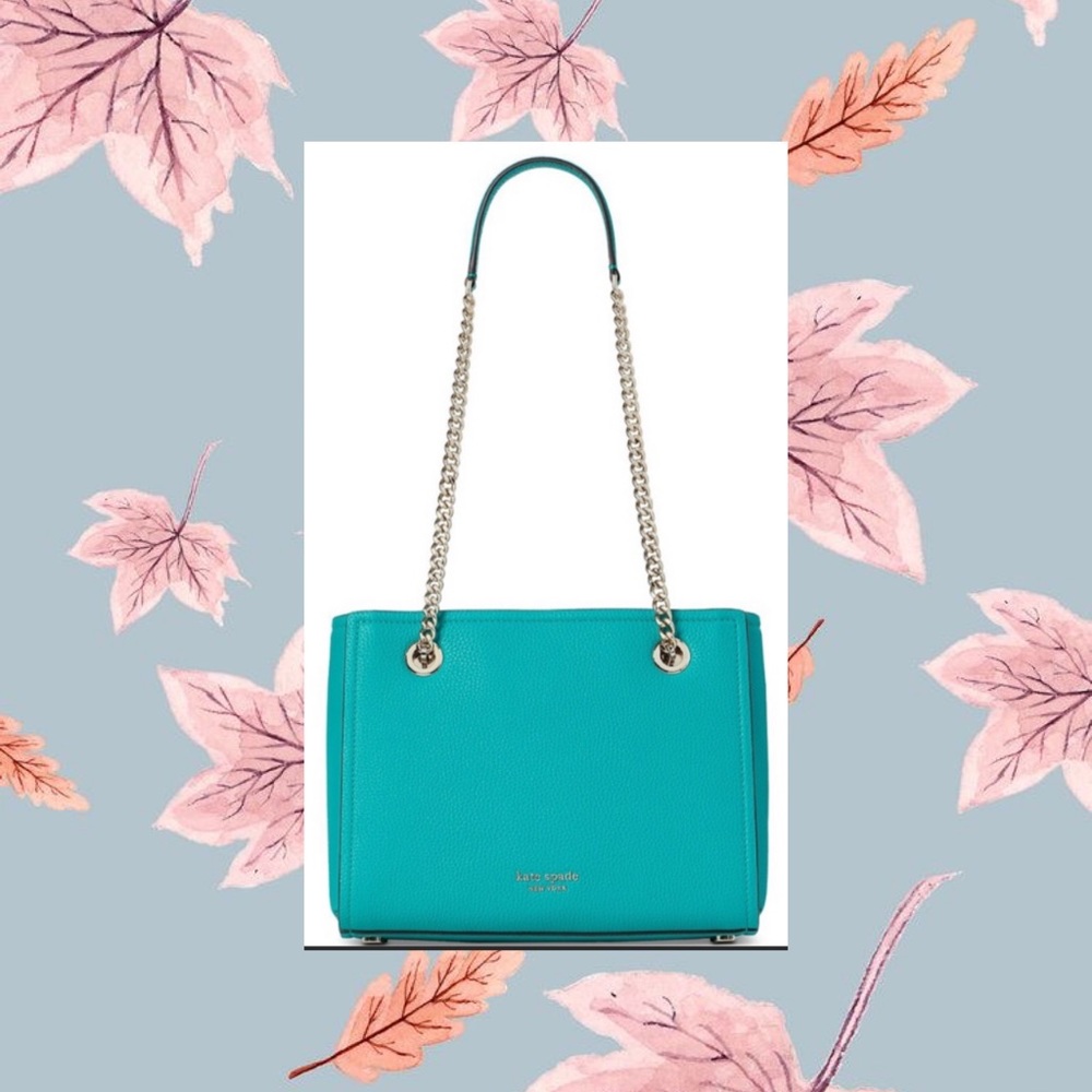 Kate Spade Amelia Pebble Small Tote -Fiji green
